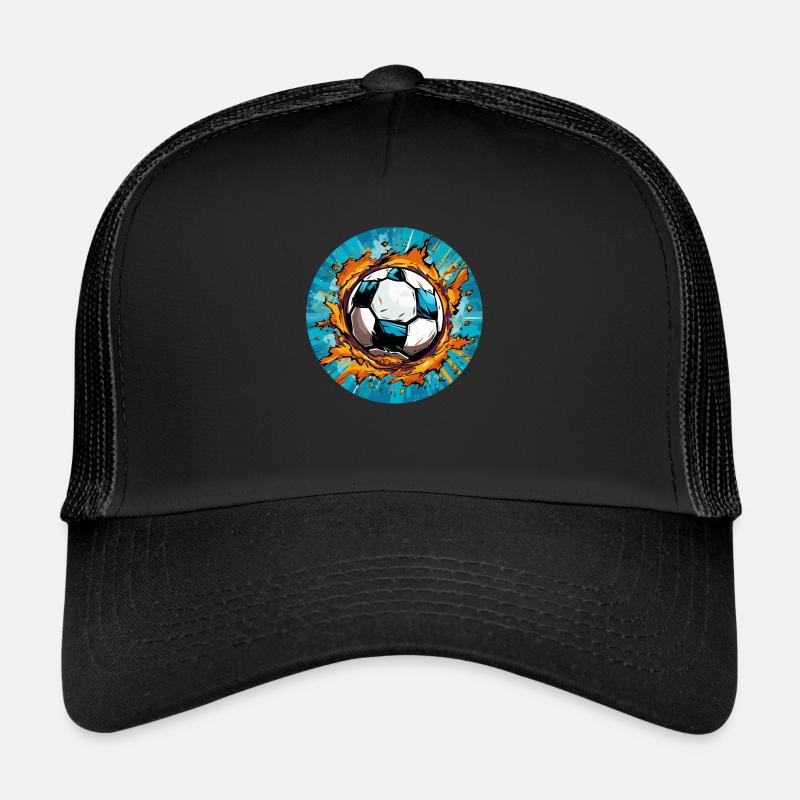 Comic Soccer Trucker Cap