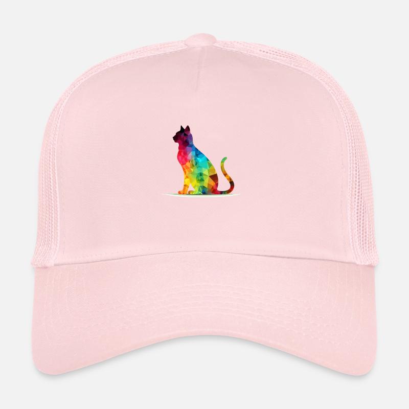 Pacho le chat multicolore Casquette trucker 