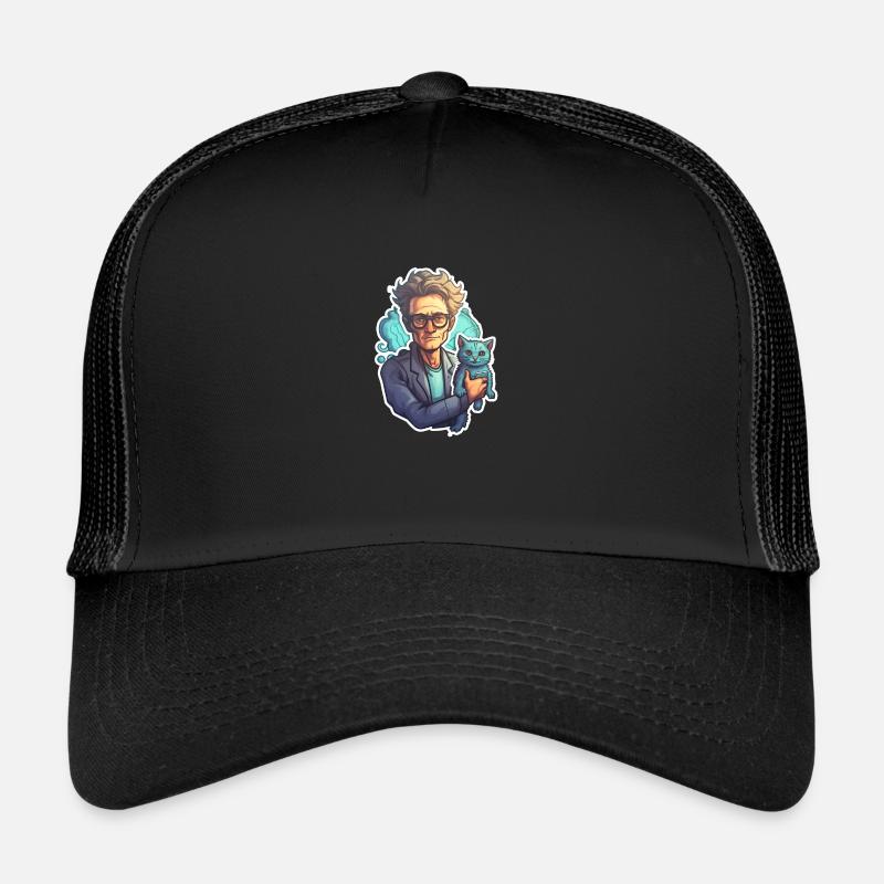 Schrödinger et son chat Casquette trucker 