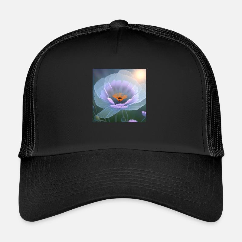 Mohnblume im Sonnenlicht Trucker Cap
