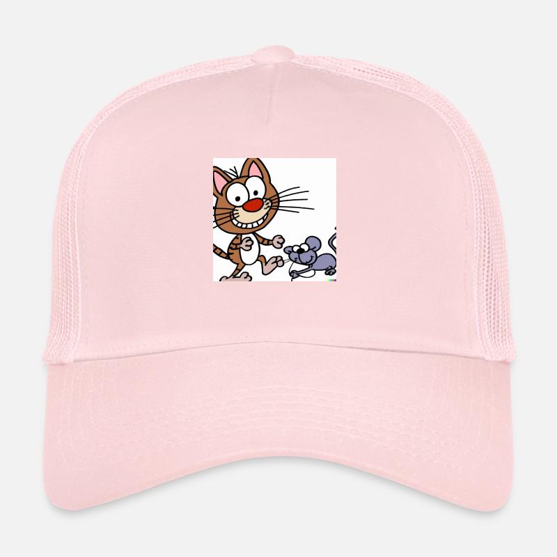 chat et souris Casquette trucker 