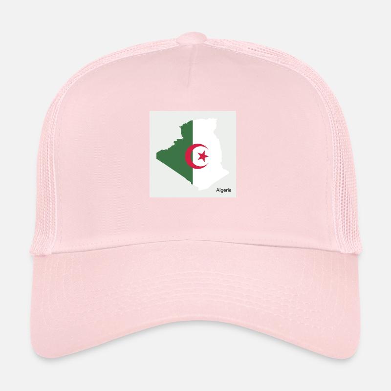 Algerien Flagge, Map Trucker Cap
