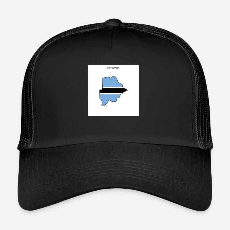 Botswana (Botswana) drapeau, carte Casquette trucker 