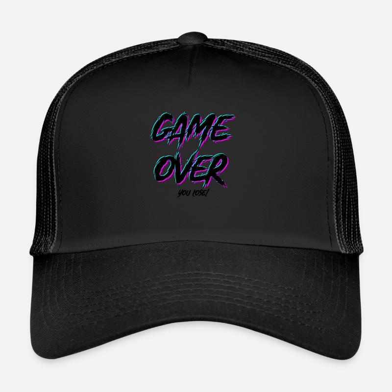 Spielende - Trucker Cap - Schwarz/Schwarz