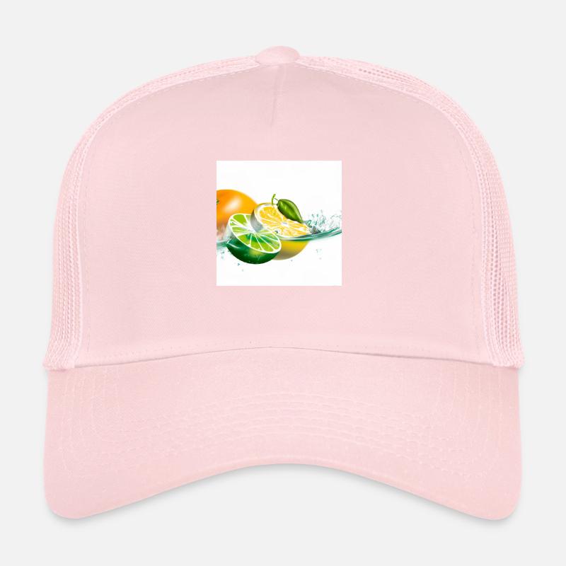 Éclaboussure d’agrumes Casquette trucker 