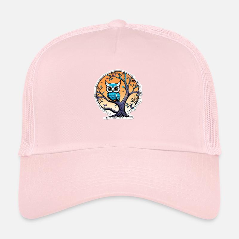 Neon Owl Trucker Cap
