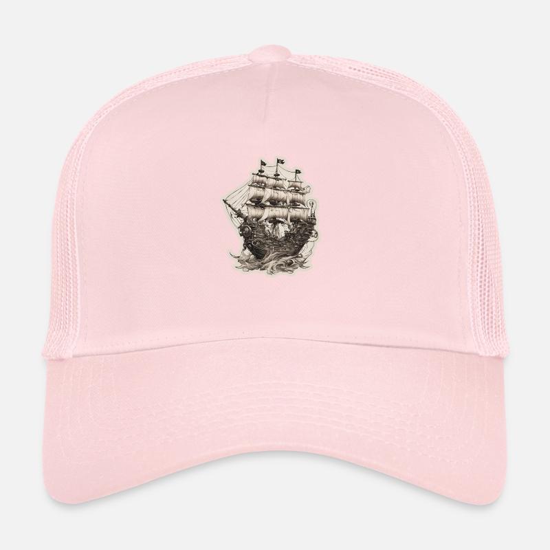 Bateau pirate Casquette trucker 