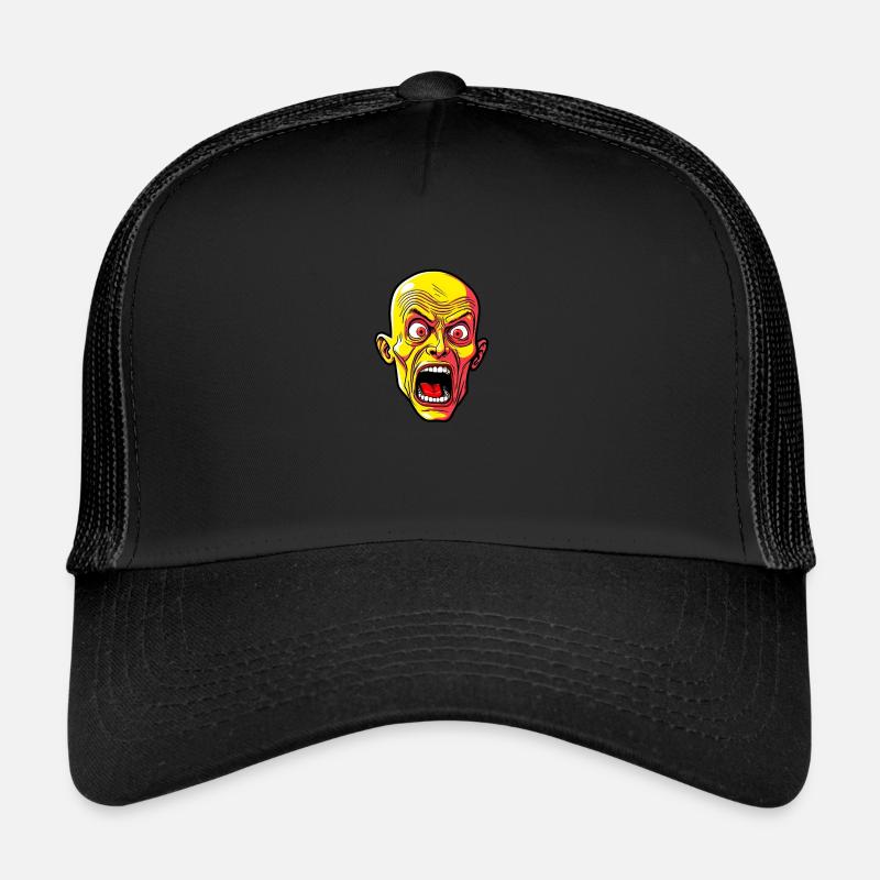Halloween man creepy Trucker Cap