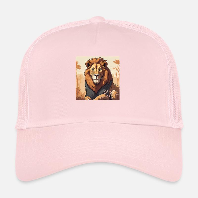 Restez intrépide - Lion Design Casquette trucker 