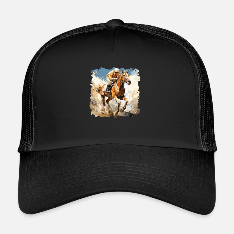 Les courses hippiques, c’est une question de passion Casquette trucker 