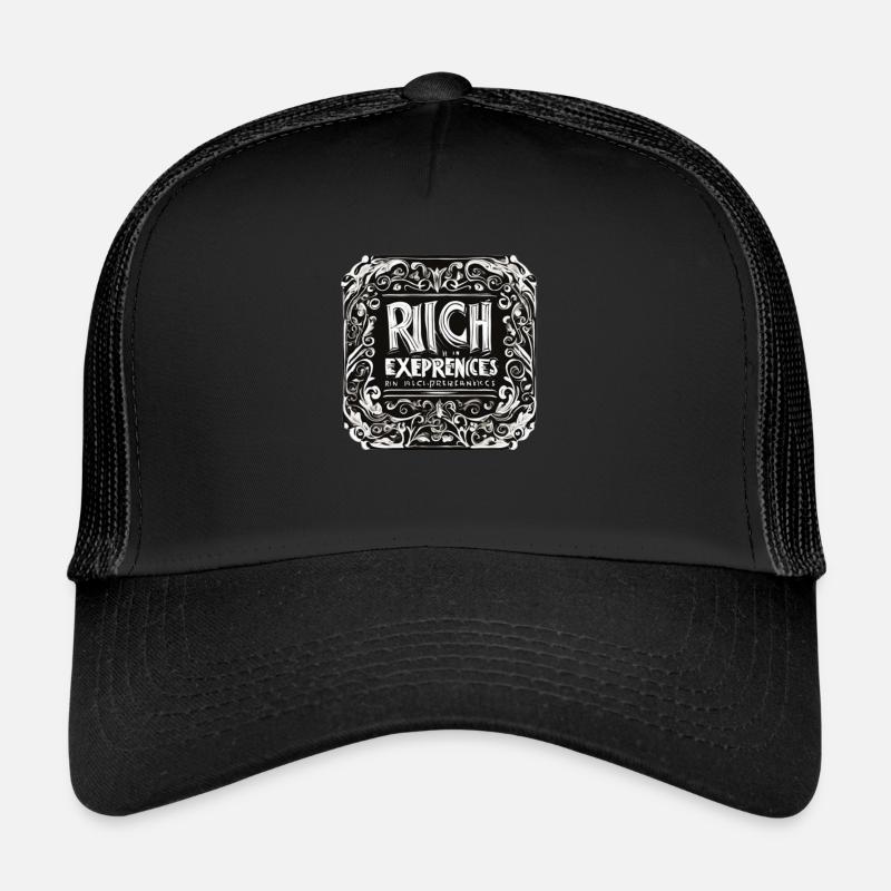 Riche en expérience Casquette trucker 