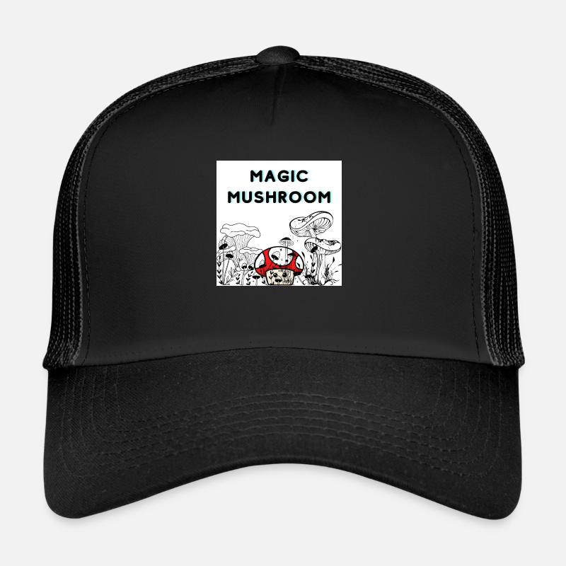 Magic Mushroom Trucker Cap