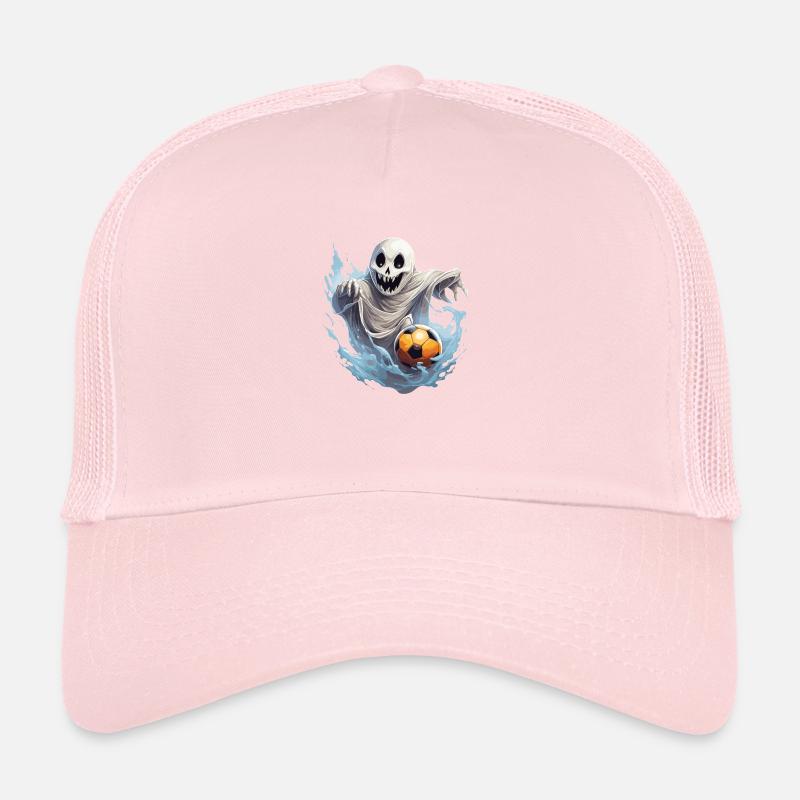 Goal-Seeking Ghost: The Spectral Striker Tee! Trucker Cap