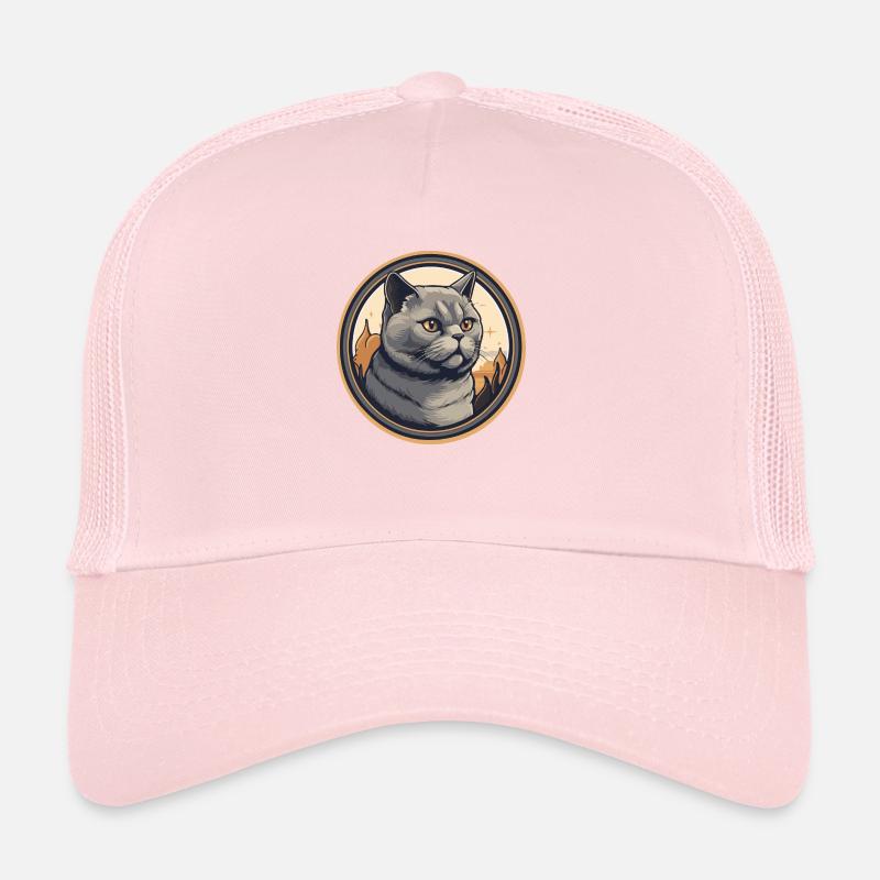 Logo du chat Casquette trucker 