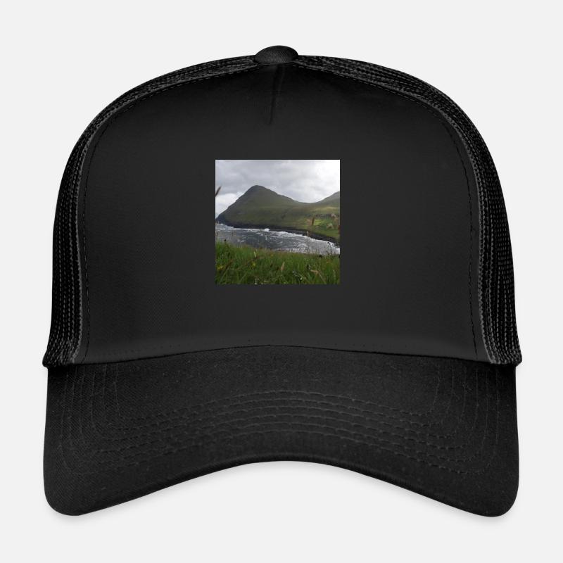 Island - Trucker Cap - Schwarz/Schwarz