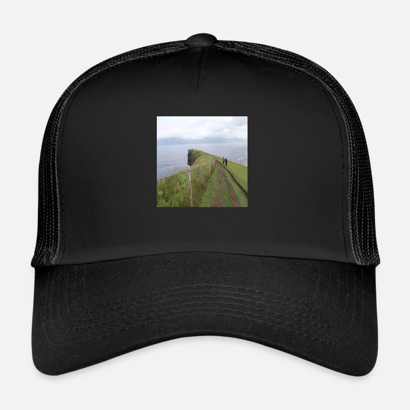 Island - Trucker Cap - Schwarz/Schwarz