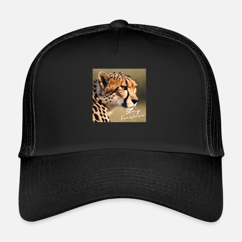 Restez intrépide - Cheetah Design Casquette trucker 