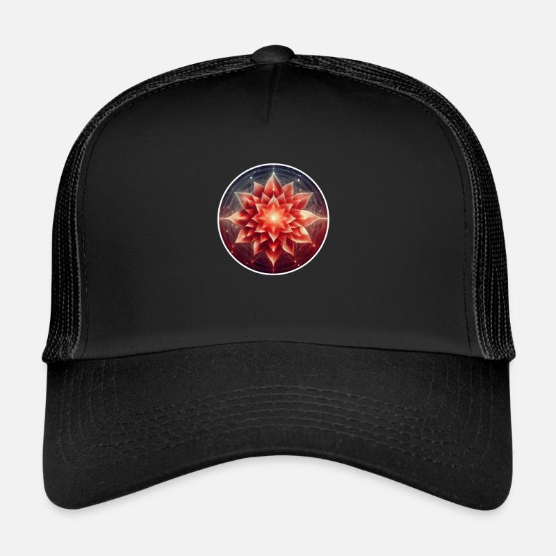 Blume der Kraft - Wurzelchakra Trucker Cap