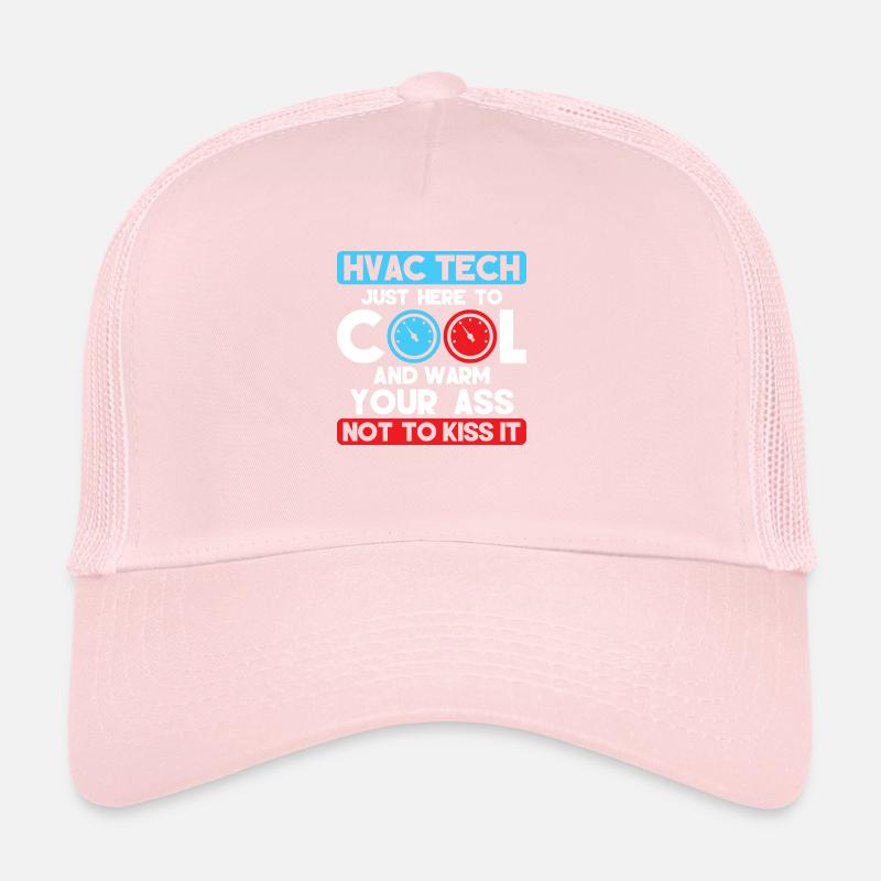 TechTech CVC Juste ici pour refroidir Technicien d’installation Casquette trucker 