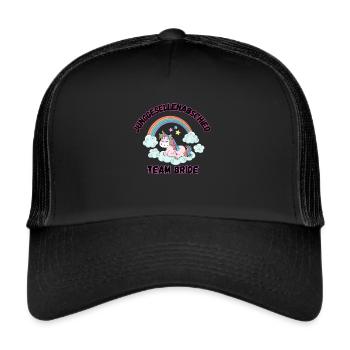 Junggesellenabschied - Trucker Cap - Schwarz/Schwarz - Vorne