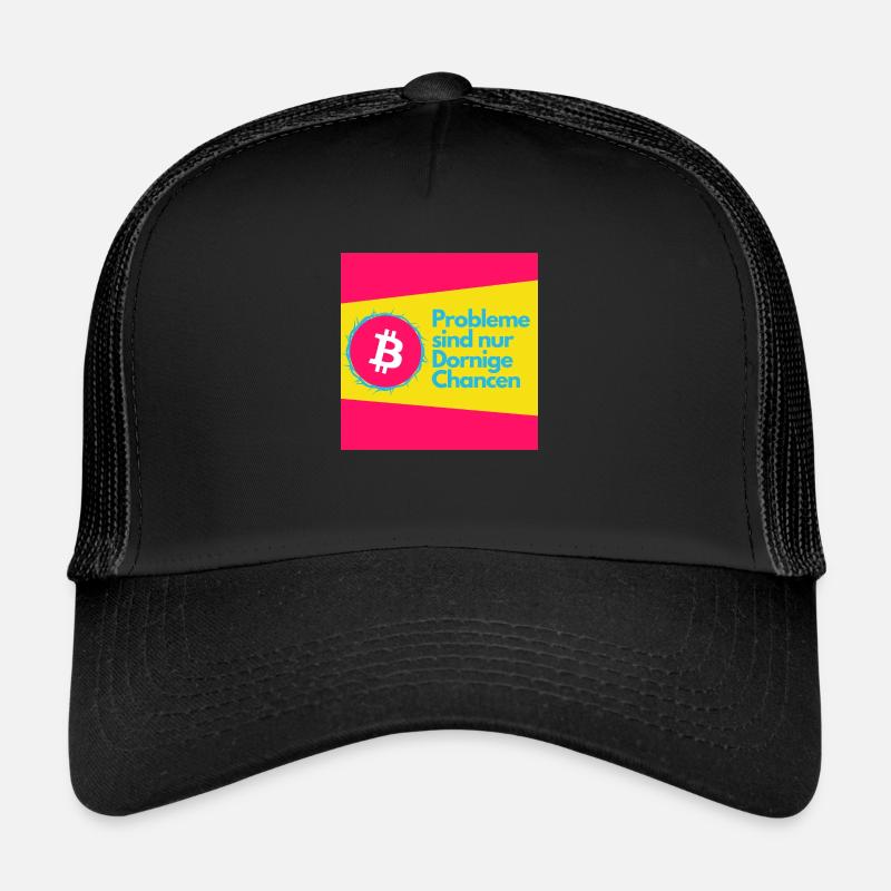 Dornige Chancen - Trucker Cap - Schwarz/Schwarz