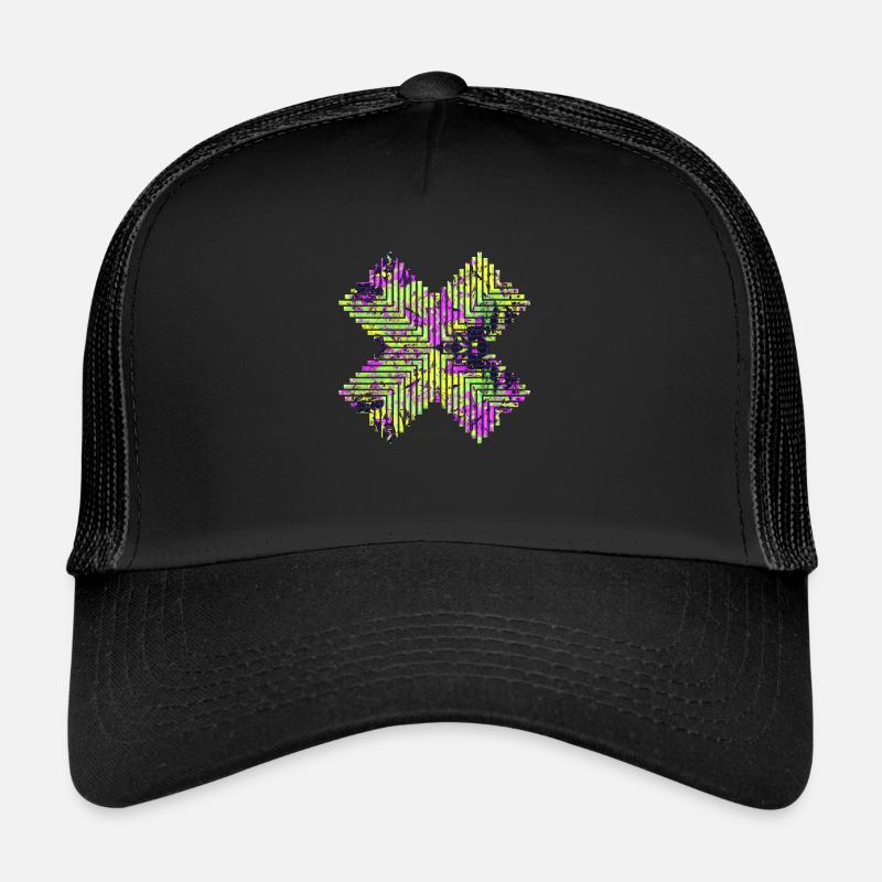 Masks shapes modernist abstract art art geometry Trucker Cap