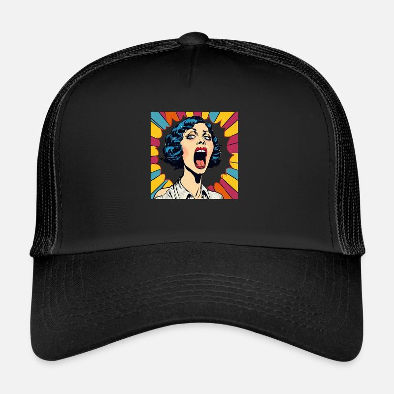 Elle crie je crie Casquette trucker 