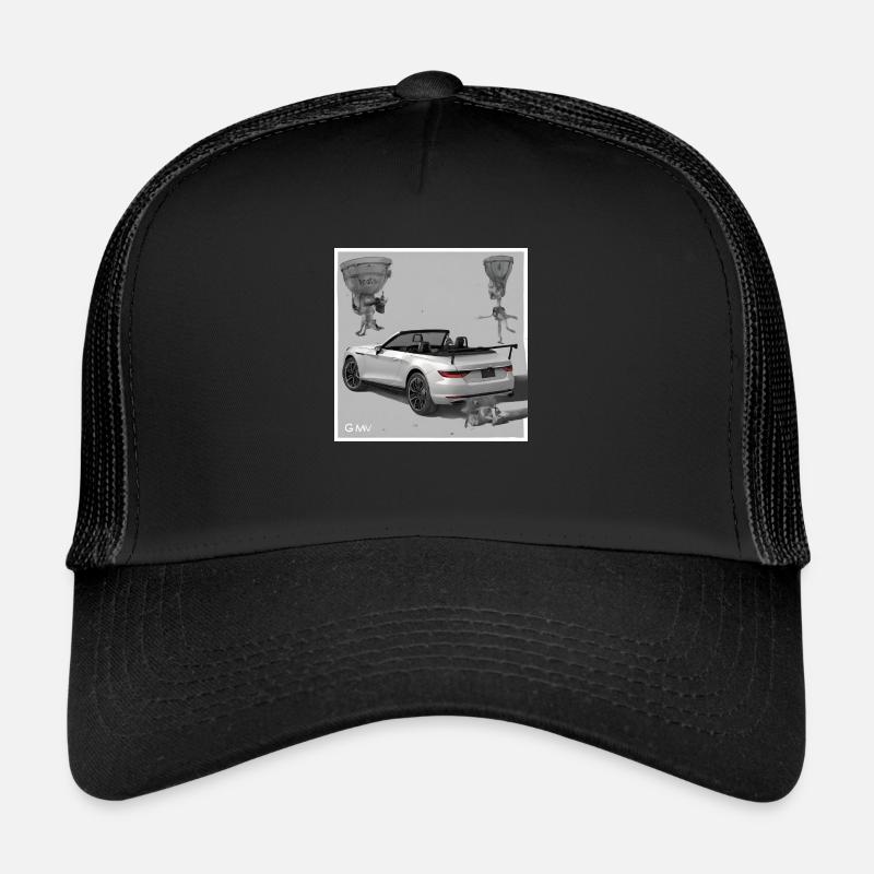 GMW Auto - Trucker Cap - Schwarz/Schwarz