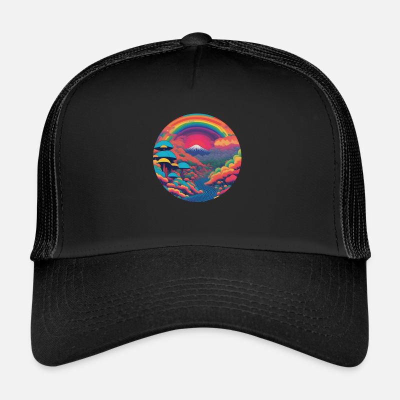 JAPAN by AUDIA round Trucker Cap