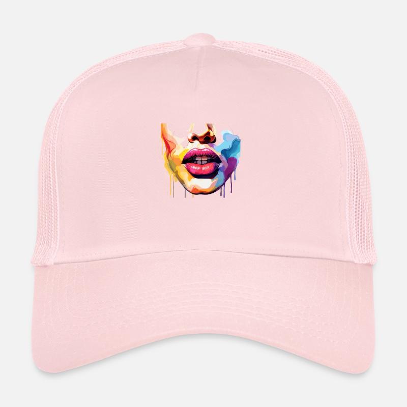 demi-visage Casquette trucker 