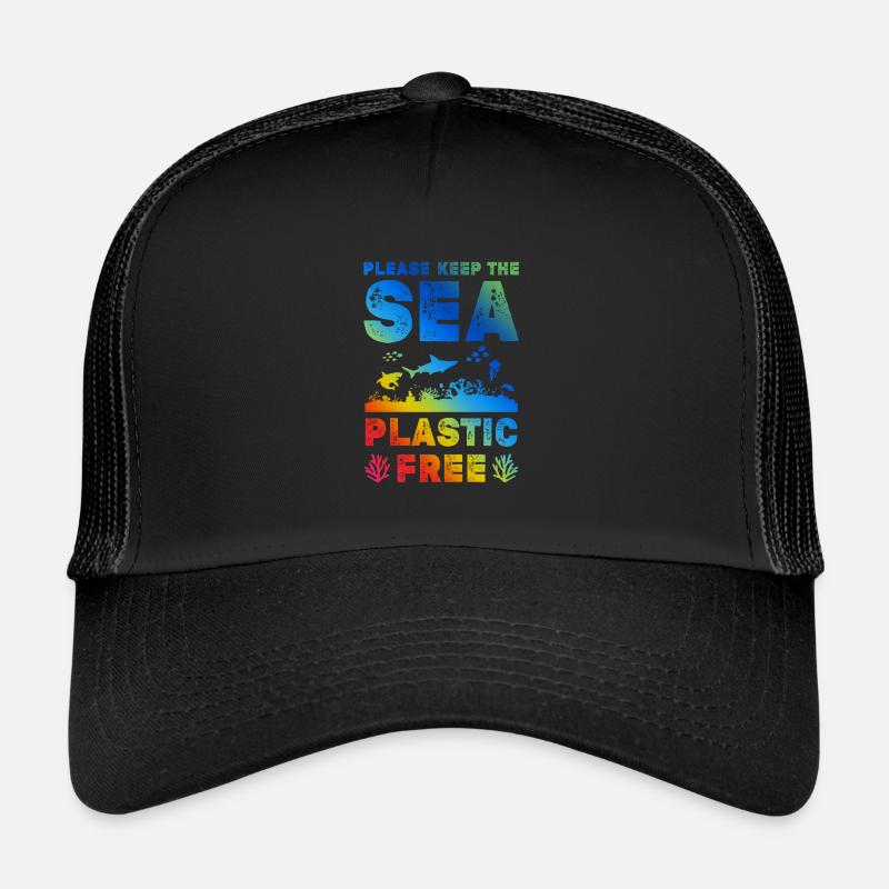 Plastic Save the Ocean Trucker Cap