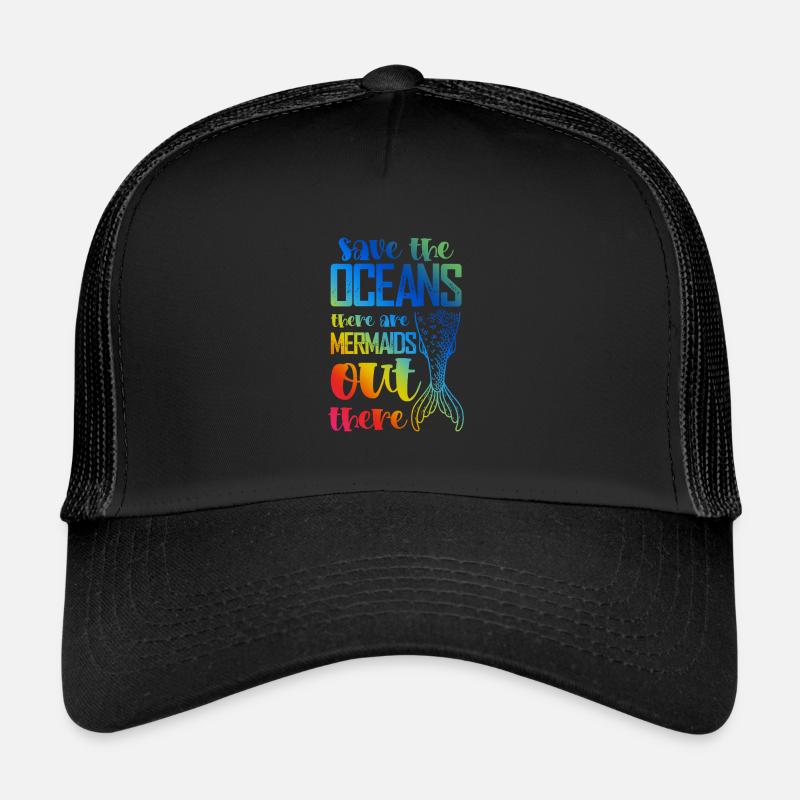 Sauvez la sirène de l’océan Casquette trucker 