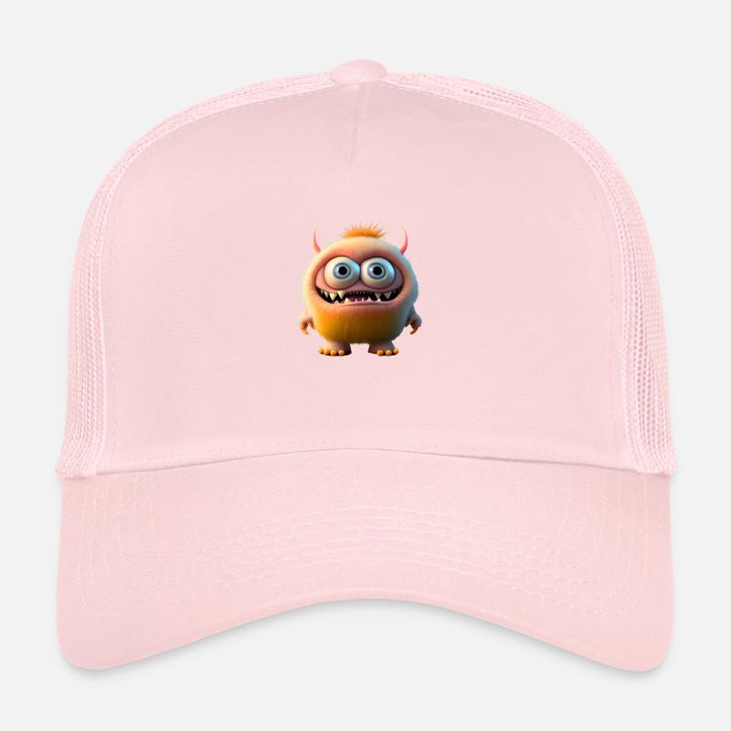 Joyeux Halloween mignon monstre langue sur effrayant amusant Casquette trucker 