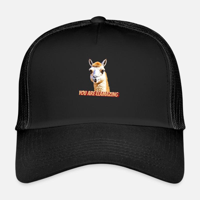 Du bist ein tolles, lustiges Lama Trucker Cap