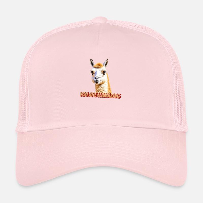 Tu es un lama incroyable et drôle Casquette trucker 