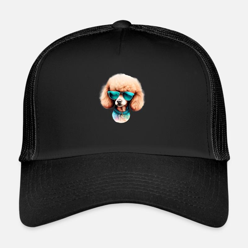 Chiot Caniche Chien Propriétaire Caniche Chiot Chien Amour Casquette trucker 