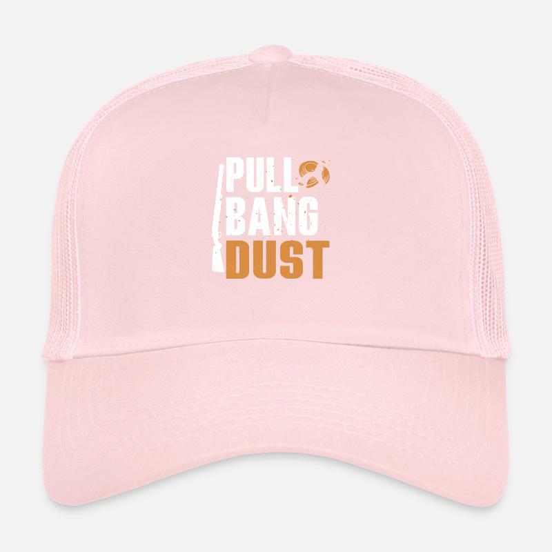 Pull Bang Dust Skeet Shooting Trapshooting Trucker Cap