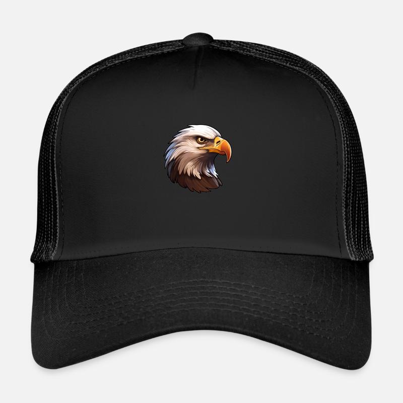 Eagle Eagle's Head - Trucker Cap - black/black
