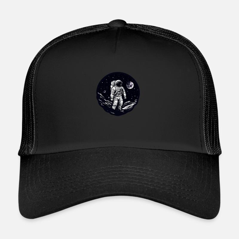 Lune des astronautes Casquette trucker 