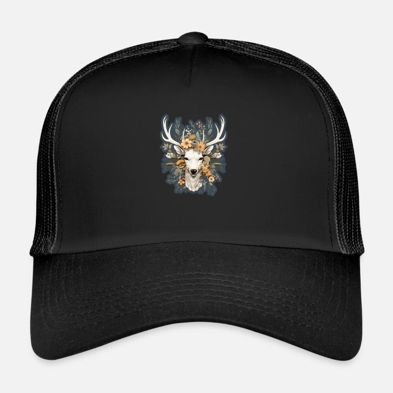Fleurs de cerf Casquette trucker 