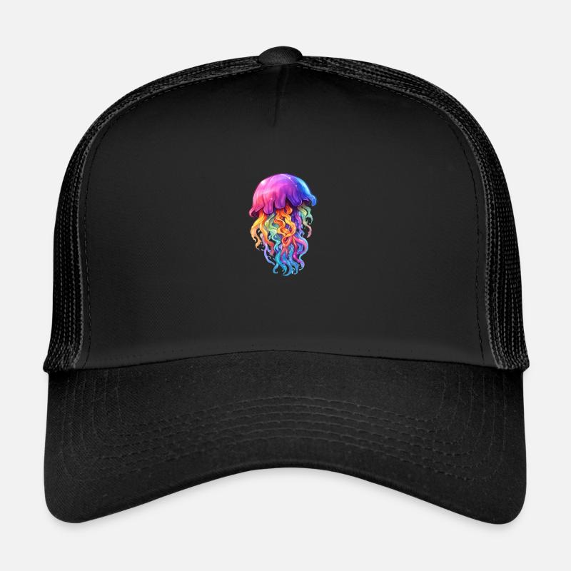 Bunte Qualle Trucker Cap