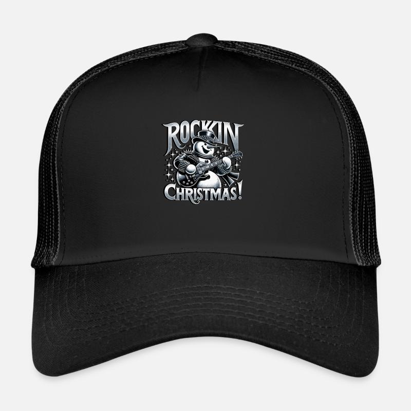 Rockin Christmas - Trucker Cap - black/black