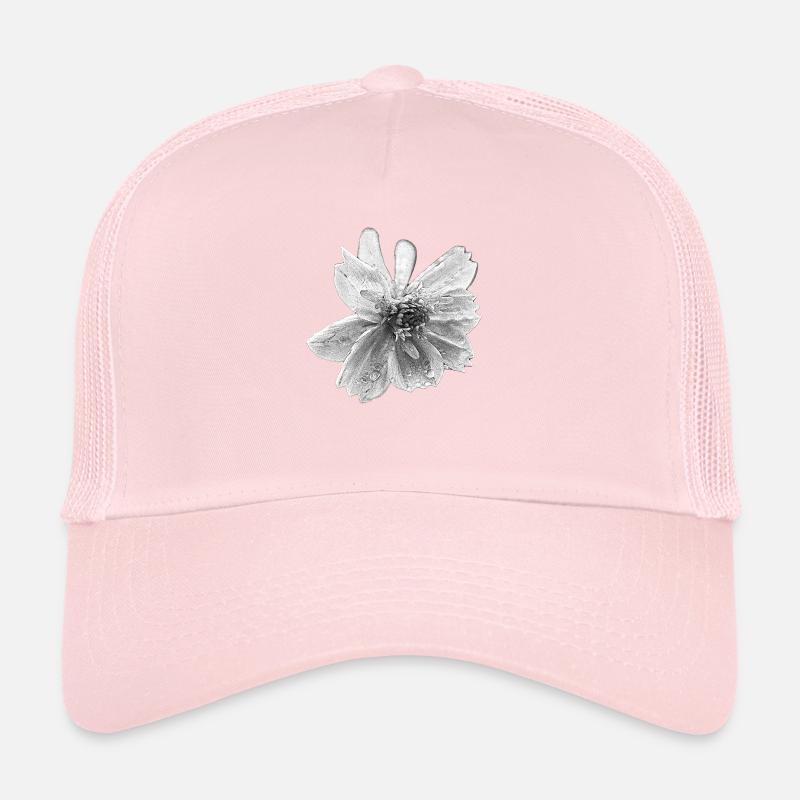 fleur Casquette trucker 