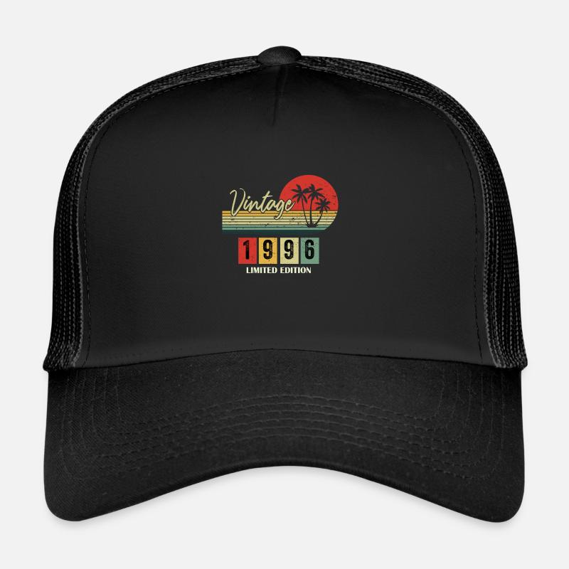 1996 Limitierte Auflage Geboren 1996 Jubiläumsgeschenk Trucker Cap