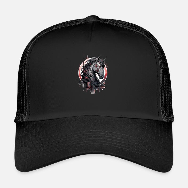 Mecha Animal Tiger Wolf Fox Dino Bear Cyborg Trucker Cap