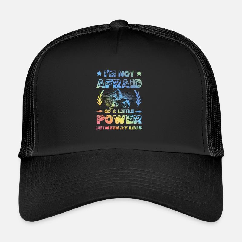 Dicton de puissance de moto Casquette trucker 
