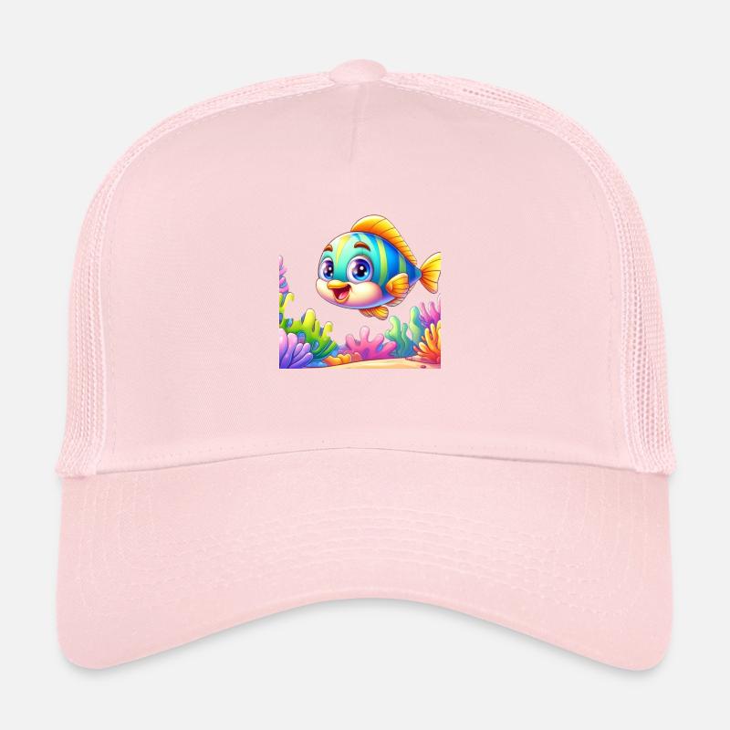 Cartoon Fish 2 Trucker Cap
