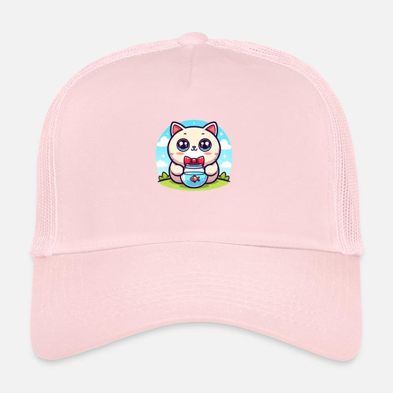 Cartoon Cat 2 Trucker Cap