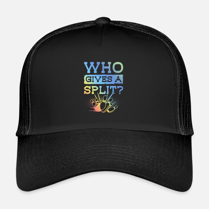 Bowling Split Spruch Trucker Cap