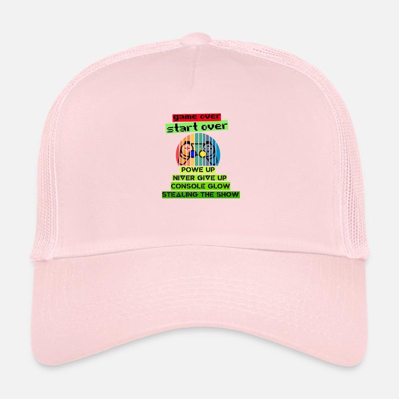 « Game Over, Start Over Console T-shirt » 🎮 Casquette trucker 